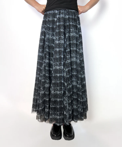 Long Grey Marl Swan Lake Tulle